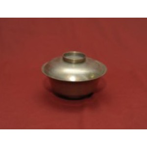 Mangkuk Tembaga Putih Bertudung