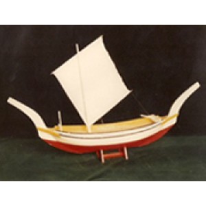 Model Perahu Kolek Kuel