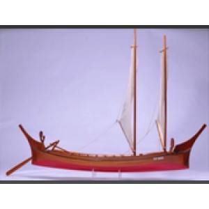 Model Perahu Payang (3') Kayu Cengal