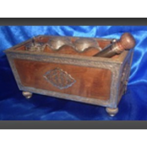 Set Bekas Sireh Kayu Dan Perak Bertulis Ayat Quran